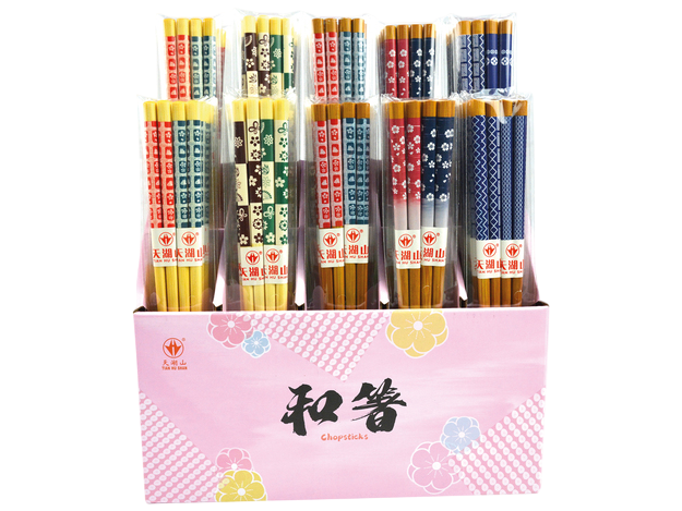 Eetstokjes per paar.