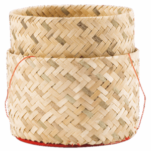 Bamboemandje voor Kleefrijst (Ø 13 cm)