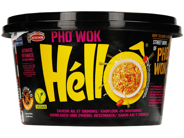Instant Noedels Pho Wok Ui Knoflook