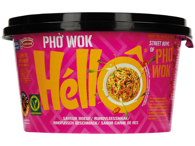 Instant Noedels Pho Wok Rund