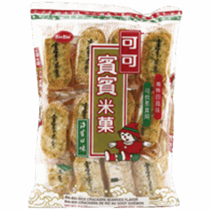 Rijstcrackers Zeewier